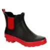 London Fog Womens Wembly Rain Boot - Black