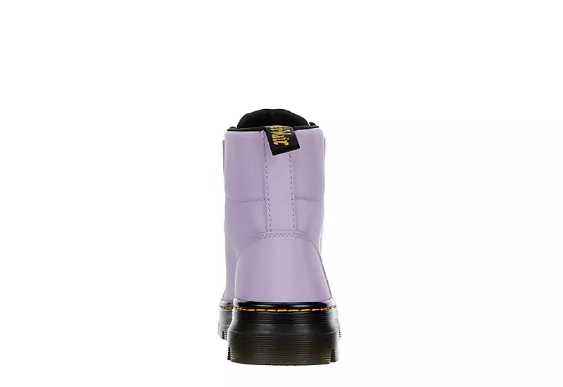 Dr. Martens Dr.martens Womens Combs Nylon Combat Boot - Lilac 5 Dr. Martens Dr.martens Womens Combs Nylon Combat Boot - Lilac - Image 5