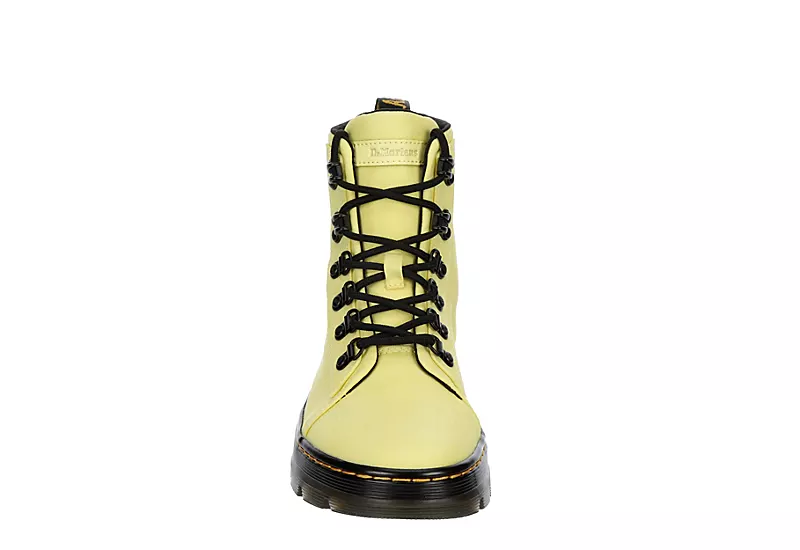 Dr. Martens Dr.martens Womens Combs Nylon Combat Boot - Yellow 3 Dr. Martens Dr.martens Womens Combs Nylon Combat Boot - Yellow - Image 3