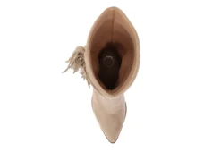 Journee Collection Womens Hartly Fringed Extra Wide Calf Dress Boot - Taupe -bergfreunde shop US 01 303183 05