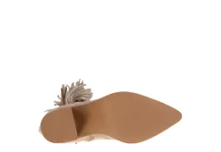 Journee Collection Womens Hartly Fringed Extra Wide Calf Dress Boot - Taupe -bergfreunde shop US 01 303183 06