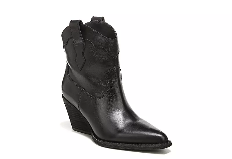 Zodiac Womens Roslyn Western Boot - Black 1 Zodiac Womens Roslyn Western Boot - Black