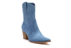 Coconuts Womens Bambi Western Boot - Blue