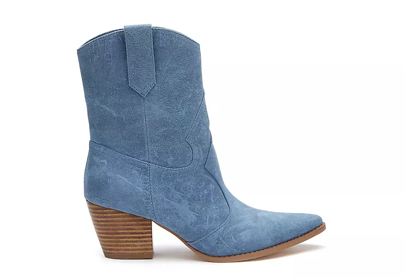 Coconuts Womens Bambi Western Boot - Blue 2 Coconuts Womens Bambi Western Boot - Blue - Image 2