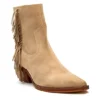 Coconuts Womens Jane Western Ankle Boot - Natural