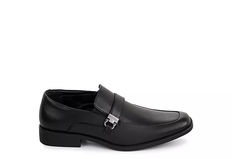 Perry Ellis Mens Oran Slip On Oxford - Black 2 Perry Ellis Mens Oran Slip On Oxford - Black - Image 2