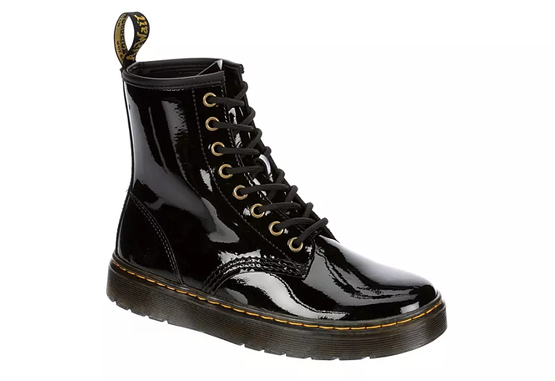 Dr. Martens Dr.martens Womens Zavala Combat Boot - Black 1 Dr. Martens Dr.martens Womens Zavala Combat Boot - Black