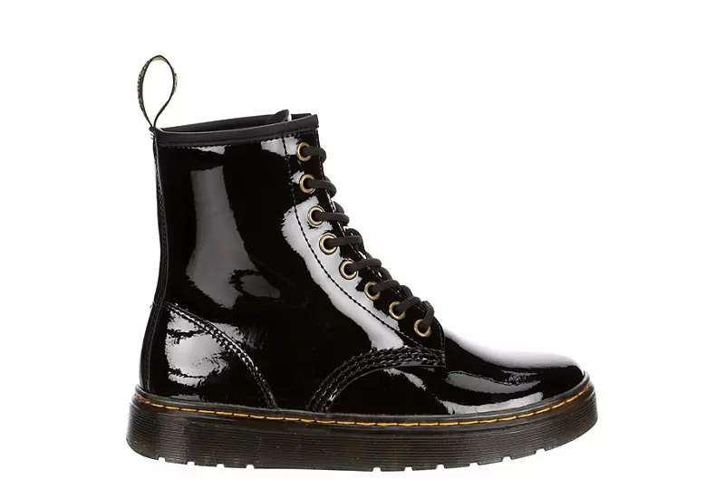 Dr. Martens Dr.martens Womens Zavala Combat Boot - Black 2 Dr. Martens Dr.martens Womens Zavala Combat Boot - Black - Image 2