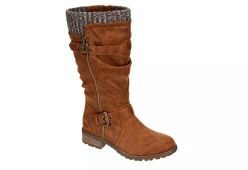 Xappeal Womens Chelsey Tall Boot - Brown 1 Xappeal Womens Chelsey Tall Boot - Brown