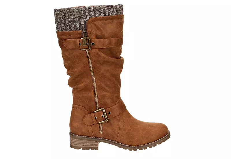 Xappeal Womens Chelsey Tall Boot - Brown 2 Xappeal Womens Chelsey Tall Boot - Brown - Image 2