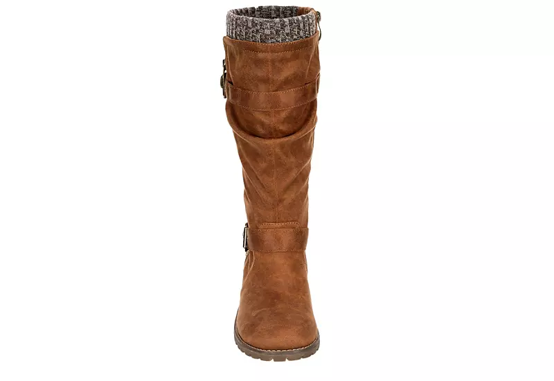 Xappeal Womens Chelsey Tall Boot - Brown 3 Xappeal Womens Chelsey Tall Boot - Brown - Image 3