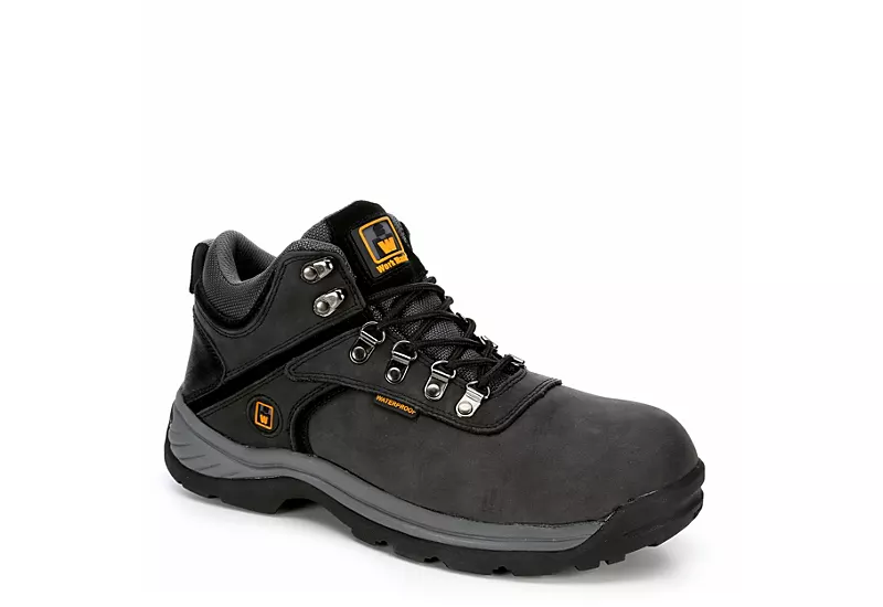 Work Master Mens Colorado Steel Toe Work Boot - Black 1 Work Master Mens Colorado Steel Toe Work Boot - Black