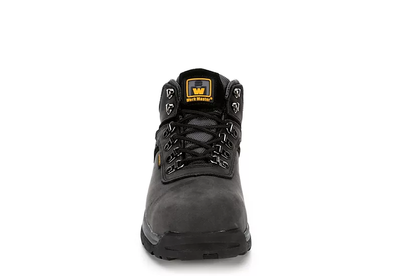 Work Master Mens Colorado Steel Toe Work Boot - Black 3 Work Master Mens Colorado Steel Toe Work Boot - Black - Image 3