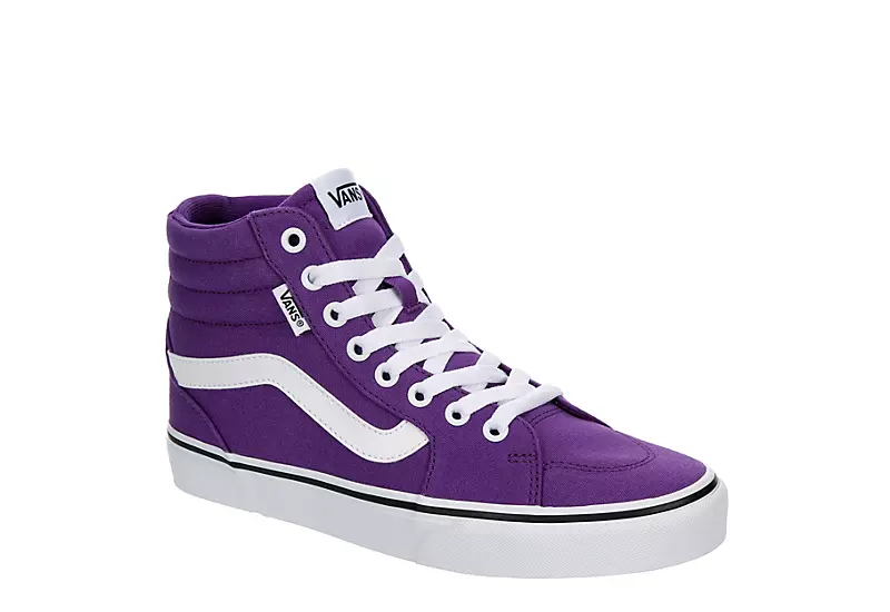 Vans Womens Filmore High Top Sneaker - Purple 1 Vans Womens Filmore High Top Sneaker - Purple