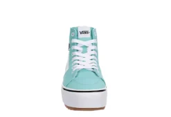 Vans Womens Filmore High Top Tapered Platform Sneaker - Aqua -bergfreunde shop US 01 401766 02