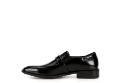 Stacy Adams Mens Abram Moc Toe Bit Slip On Oxford - Black -bergfreunde shop US 01 420070 03