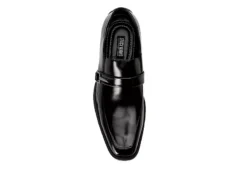 Stacy Adams Mens Abram Moc Toe Bit Slip On Oxford - Black -bergfreunde shop US 01 420070 05