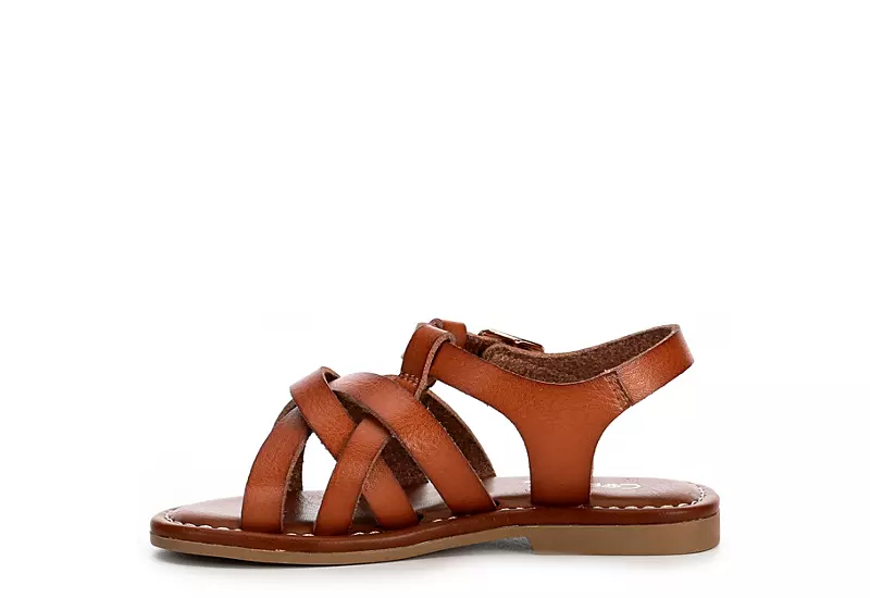 Cupcake Couture Girls Infant Lucy Sandal - Cognac 4 Cupcake Couture Girls Infant Lucy Sandal - Cognac - Image 4
