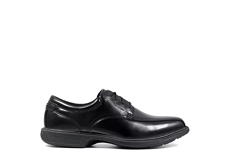 Nunn Bush Mens Bartole Street Bike Toe Oxford - Black 2 Nunn Bush Mens Bartole Street Bike Toe Oxford - Black - Image 2