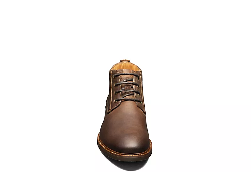 Florsheim Mens Lodge Plain Toe Chukka Boot - Brown 3 Florsheim Mens Lodge Plain Toe Chukka Boot - Brown - Image 3