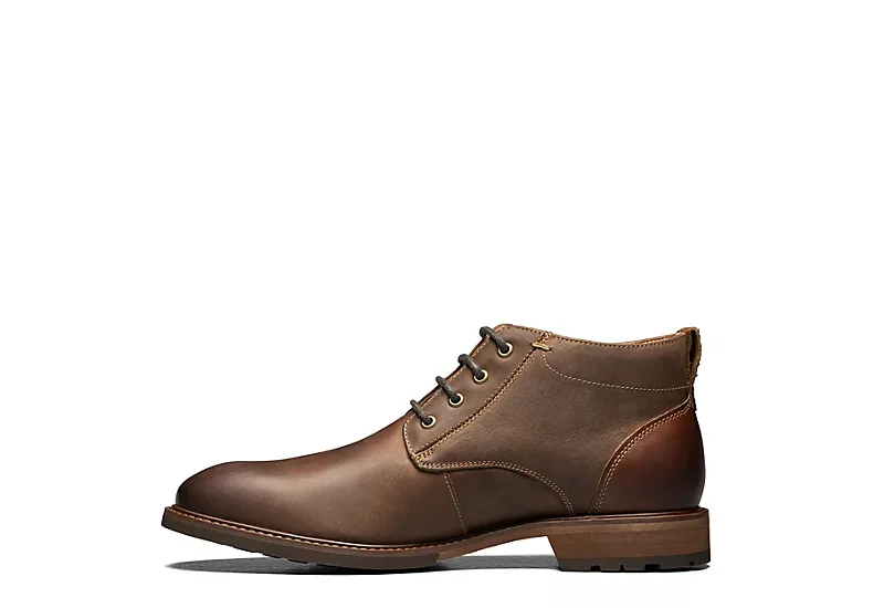 Florsheim Mens Lodge Plain Toe Chukka Boot - Brown 4 Florsheim Mens Lodge Plain Toe Chukka Boot - Brown - Image 4