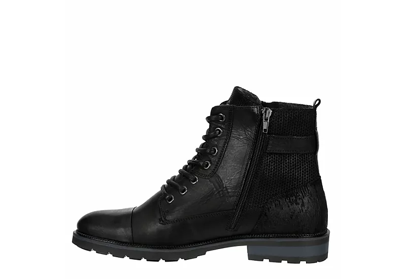 Bullboxer Mens Thomas Lace-up Boot - Black 4 Bullboxer Mens Thomas Lace-up Boot - Black - Image 4
