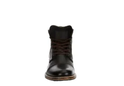 Bullboxer Mens Aldeen Lace-up Boot - Black 9 Bullboxer Mens Aldeen Lace-up Boot - Black -bergfreunde shop US 01 501340 02