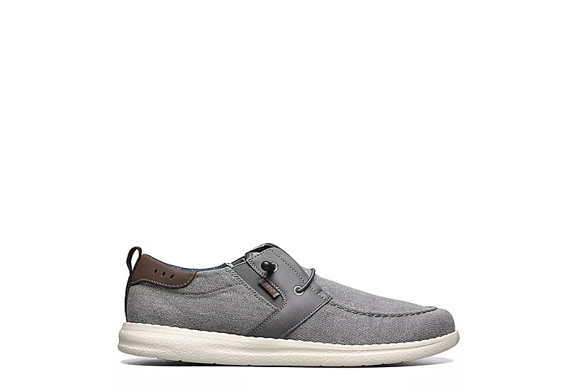 Nunn Bush Mens Brewski Slip On Sneaker - Grey 2 Nunn Bush Mens Brewski Slip On Sneaker - Grey - Image 2