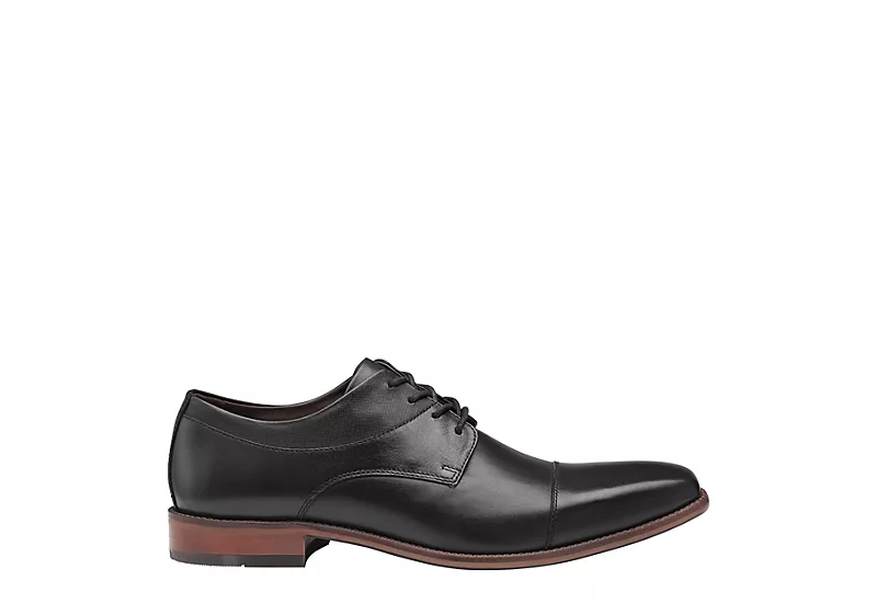 Johnston & Murphy Mens Archer Cap Toe Oxford - Black 2 Johnston & Murphy Mens Archer Cap Toe Oxford - Black - Image 2