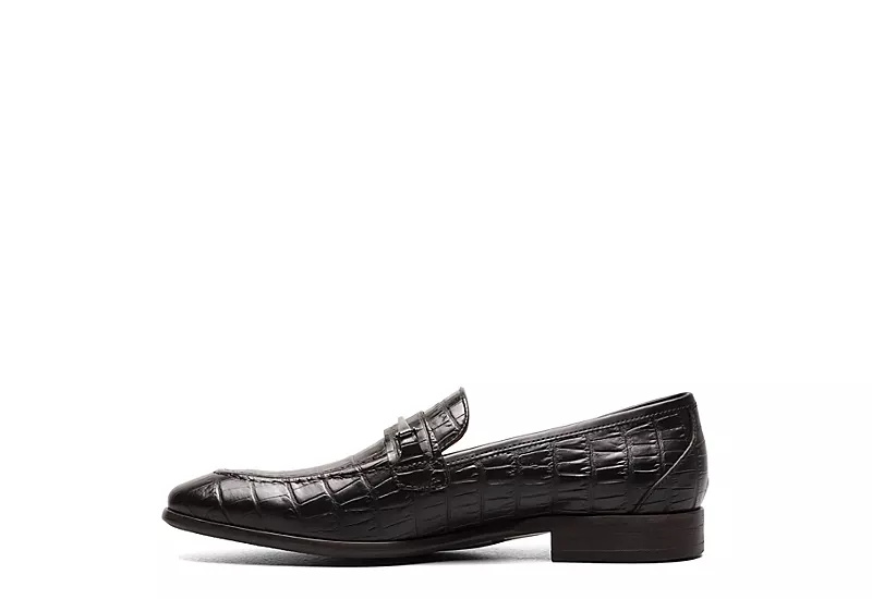Stacy Adams Mens Ferdinand Moc Toe Slip On Oxford - Black 4 Stacy Adams Mens Ferdinand Moc Toe Slip On Oxford - Black - Image 4