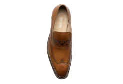 Stacy Adams Mens Pryce Wingtip Perf Slip On Oxford - Cognac -bergfreunde shop US 01 501561 05