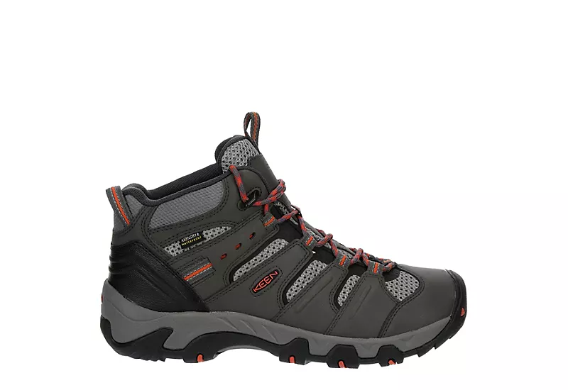 Keen Mens Koven Waterproof Mid Hiking Boot - Grey 2 Keen Mens Koven Waterproof Mid Hiking Boot - Grey - Image 2