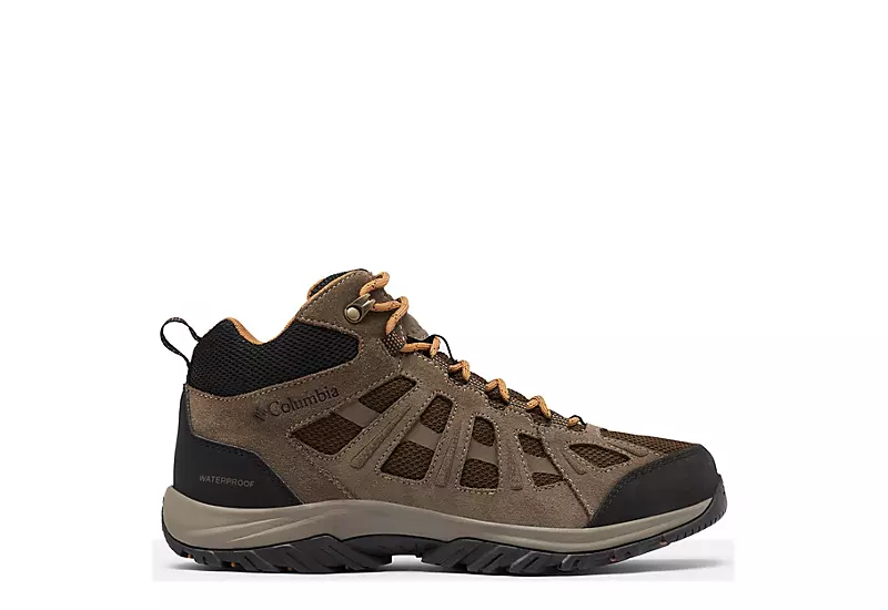 Columbia Mens Redmond Iii Mid Waterproof Hiking Boot - Khaki 2 Columbia Mens Redmond Iii Mid Waterproof Hiking Boot - Khaki - Image 2