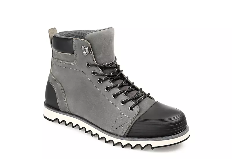 Territory Mens Altitude Lace-up Boot - Grey 1 Territory Mens Altitude Lace-up Boot - Grey