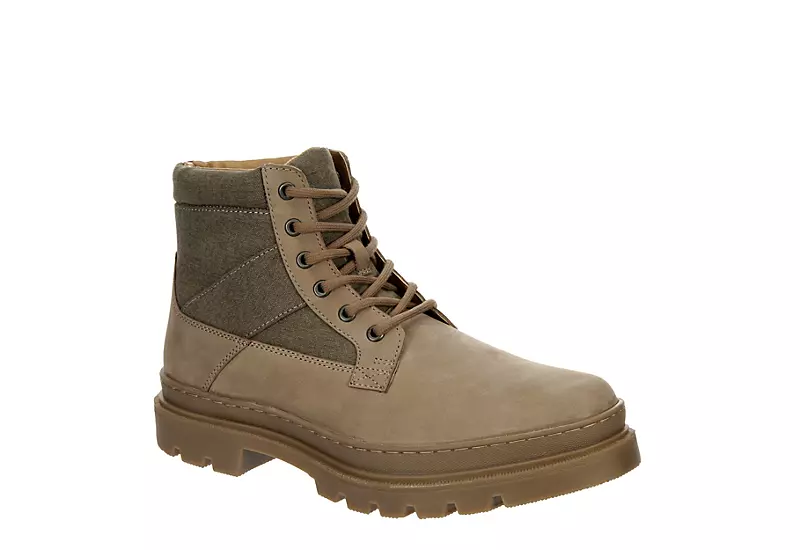 Restoration Mens Clayton Lace-up Boot - Beige 1 Restoration Mens Clayton Lace-up Boot - Beige