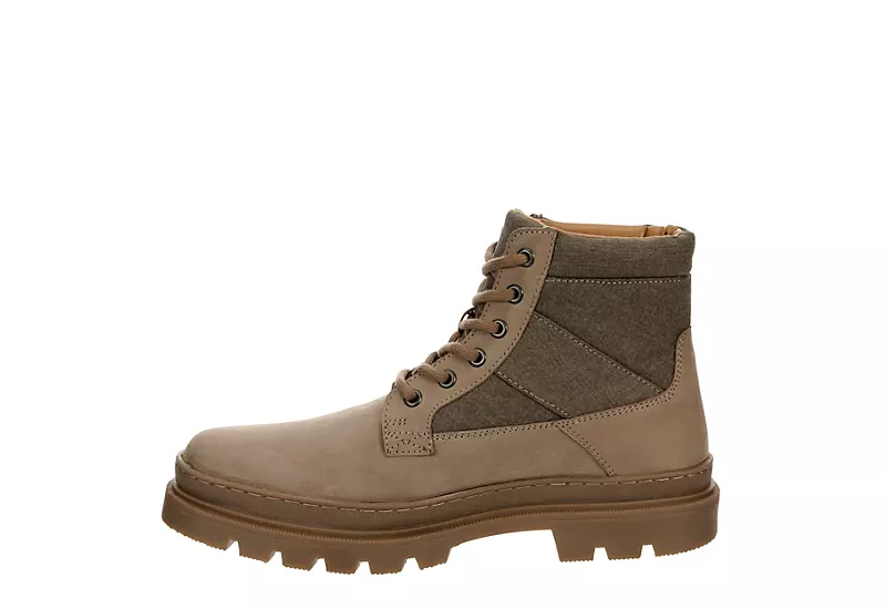 Restoration Mens Clayton Lace-up Boot - Beige 4 Restoration Mens Clayton Lace-up Boot - Beige - Image 4