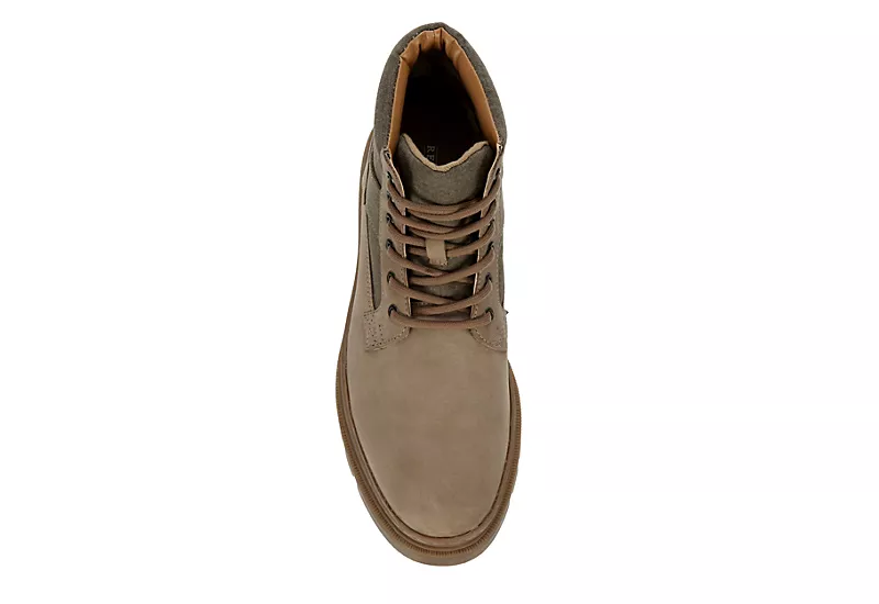 Restoration Mens Clayton Lace-up Boot - Beige 6 Restoration Mens Clayton Lace-up Boot - Beige - Image 6