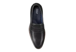 Johnston & Murphy Mens Stockton Penny Loafer Oxford - Black -bergfreunde shop US 01 502050 05