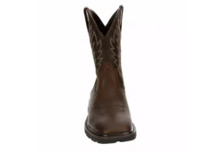 Ariat Mens Groundbreaker Western Work Boot - Brown -bergfreunde shop US 01 502086 02