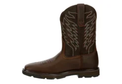 Ariat Mens Groundbreaker Western Work Boot - Brown -bergfreunde shop US 01 502086 03