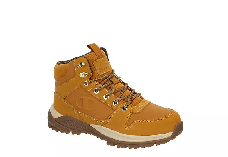 Champion Mens Expo Rogue Lace-up Boot - Wheat 1 Champion Mens Expo Rogue Lace-up Boot - Wheat