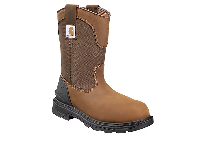 Carhartt Mens Ironwood Waterproof 11-inch Wellington Work Boot - Brown 1 Carhartt Mens Ironwood Waterproof 11-inch Wellington Work Boot - Brown