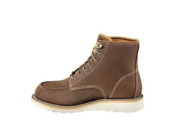 Carhartt Mens Waterproof 6-inch Moc Toe Wedge Boot - Brown -bergfreunde shop US 01 502201 02