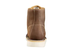 Carhartt Mens Waterproof 6-inch Moc Toe Wedge Boot - Brown -bergfreunde shop US 01 502201 03
