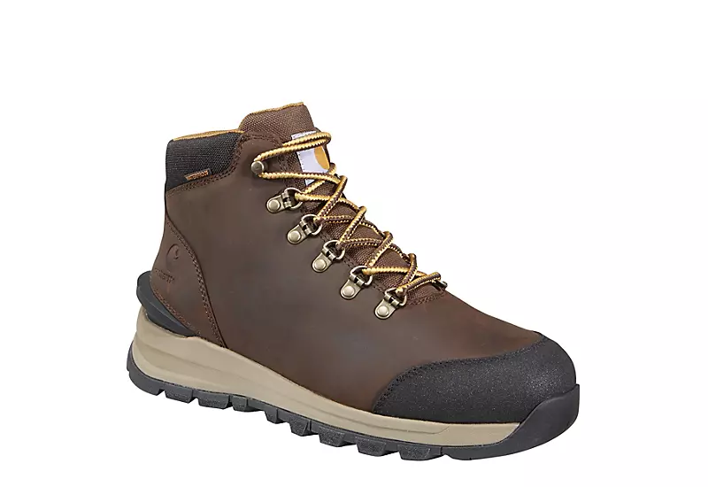 Carhartt Mens Gilmore Waterproof 5-inch Work Boot - Dark Brown 1 Carhartt Mens Gilmore Waterproof 5-inch Work Boot - Dark Brown