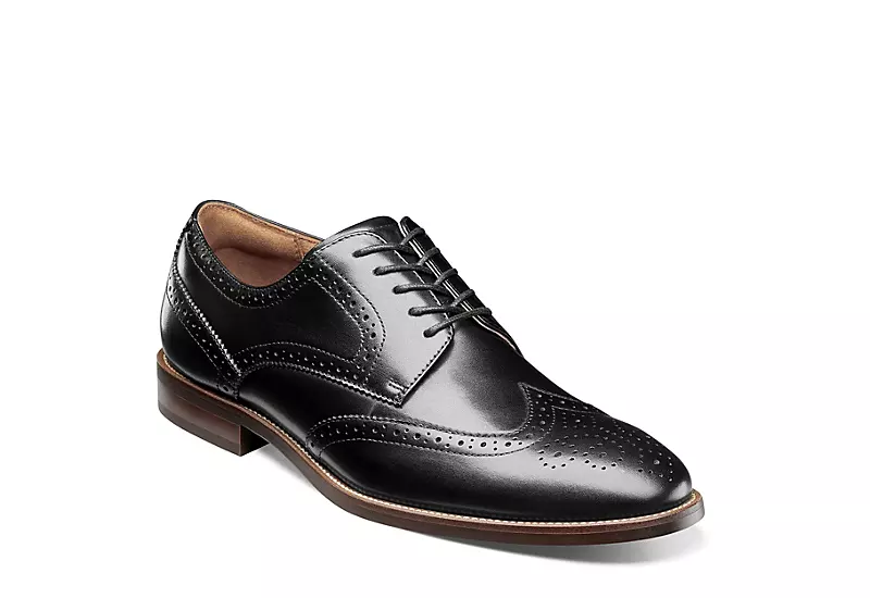 Florsheim Mens Rucci Wing Tip Oxford - Black 1 Florsheim Mens Rucci Wing Tip Oxford - Black