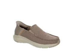 Skechers Mens Slip-ins Parson Slip On Sneaker - Brown