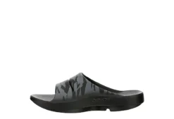 Oofos Mens Ooahh Sport Slide Sandals - Black 10 Oofos Mens Ooahh Sport Slide Sandals - Black -bergfreunde shop US 01 502411 03