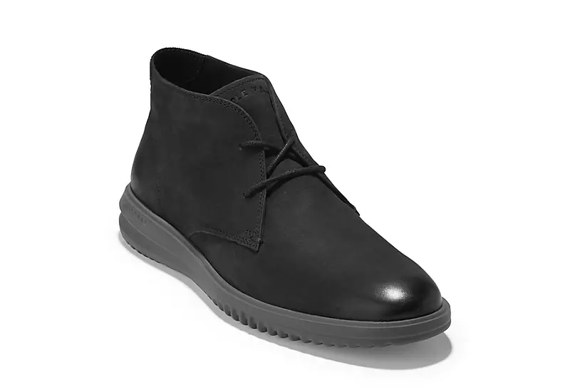 Cole Haan Mens Grand Chukka Boot - Black 1 Cole Haan Mens Grand Chukka Boot - Black