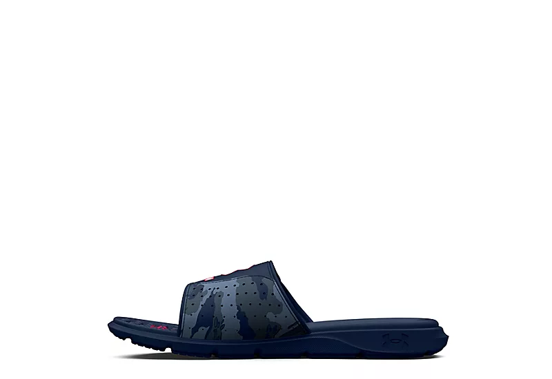 Under Armour Mens Ignite Pro Slide Sandal - Navy 3 Under Armour Mens Ignite Pro Slide Sandal - Navy - Image 3
